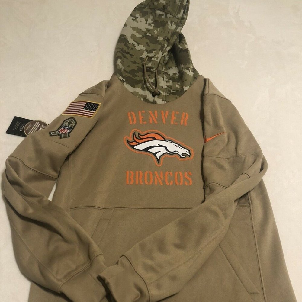 NWT Nike NFL Denver Broncos Salute To Service Hoodie Sz Small